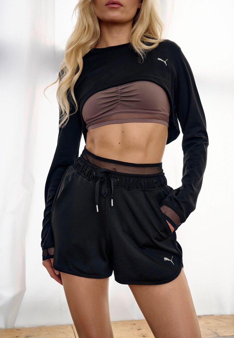 Puma PAMELA REIF SHORTS - Sporta šorti - black