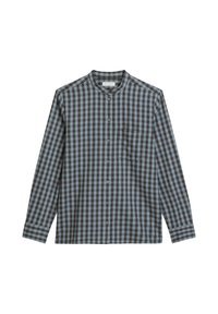 CASUAL FIT STAND UP COLLAR LONG SLEEVE CHECKS - Bluza z gumbi - multi slate blue