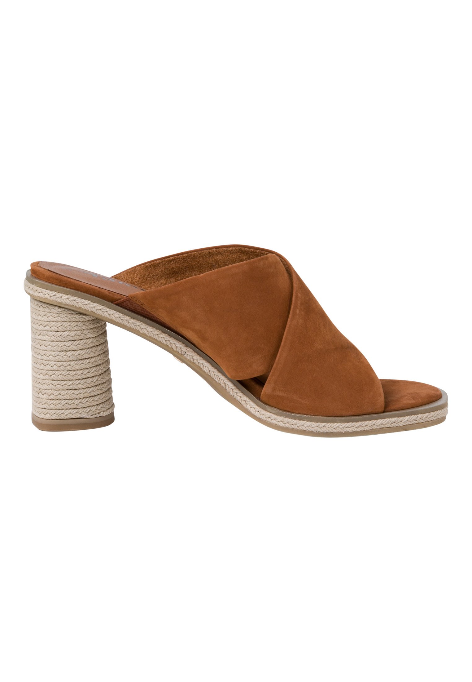 Tamaris Muiltjes met hak - cognac nubuc/bruin - Zalando.nl