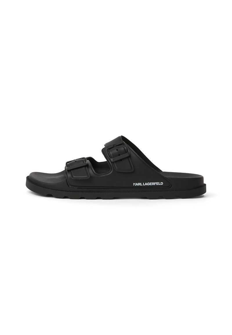 KARL LAGERFELD KONDO TRED - Natikači - black