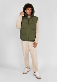 RESPECT PADDED WITH HOOD - Strukirani kaput - khaki