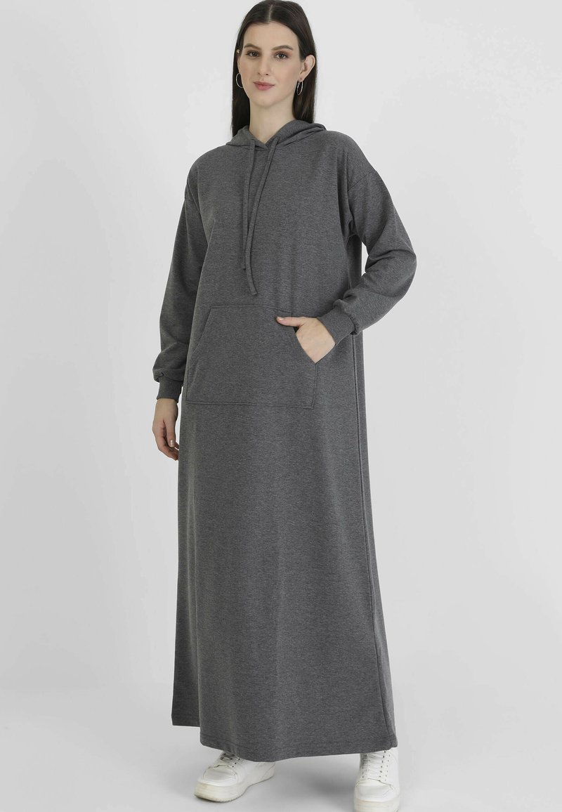 Modanisa Robe longue - anthracite/gris - ZALANDO.FR