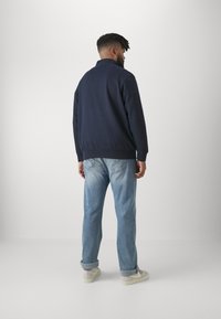 Jack & Jones JORVESTERBRO QUARTER ZIP - Bluză de molton - sky captain