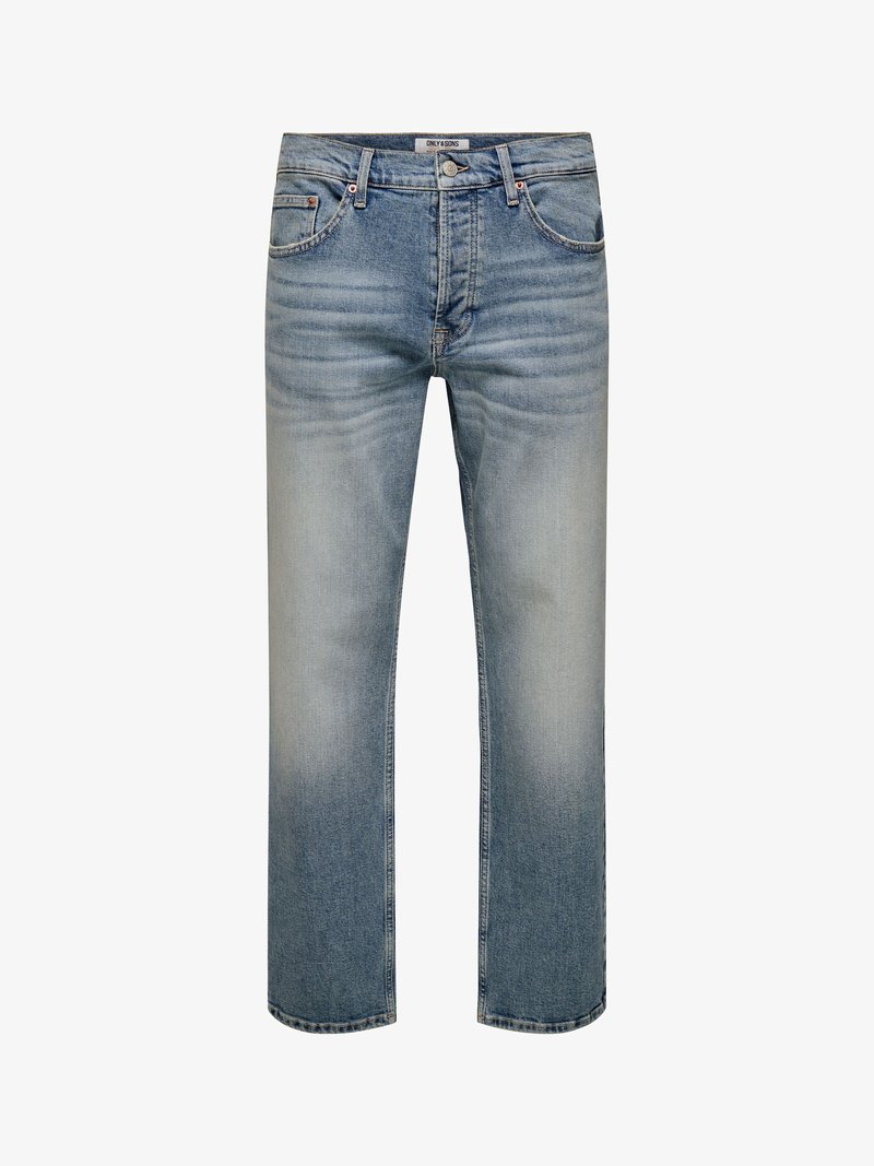 Only Sons Regular Fit ONSEDGE Mid Waist Straight Straight Leg Jeans only-sons-regular-fit-onsedge-mid-waist-straight-straight-leg-jeans