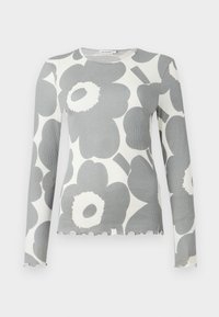 FLORAALI UNIKKO - Topper langermet - grey/off white