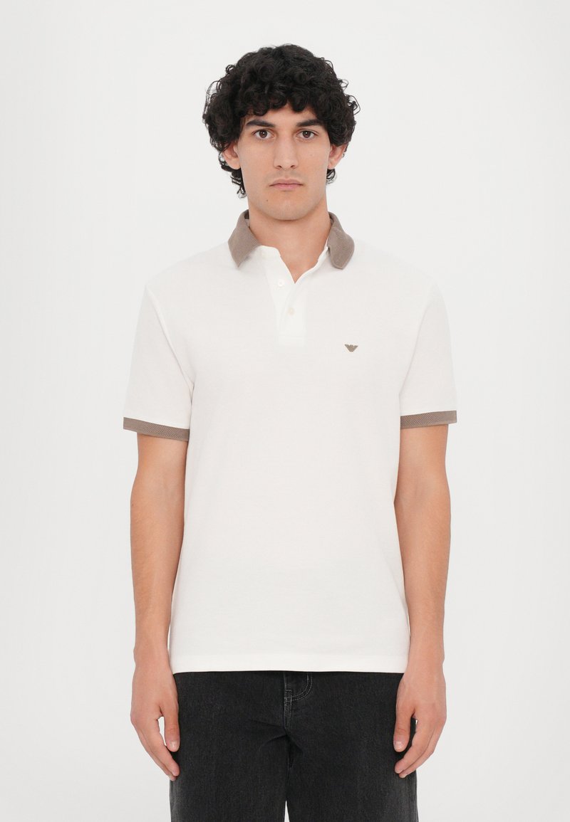 Emporio Armani - POLO SHIRT - Poloskjorter - snow white, Forstørre