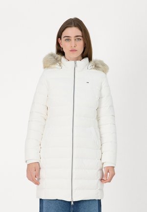 Tommy Jeans ESSENTIAL HOODED  - Piumino lungo - white