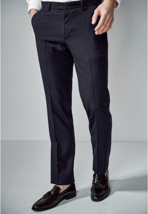 Next SUIT TROUSERS SLIM FIT - Tygbyxor - blue