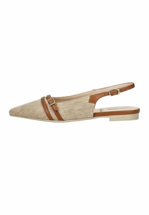 Slingback-ballerinasko - paglia