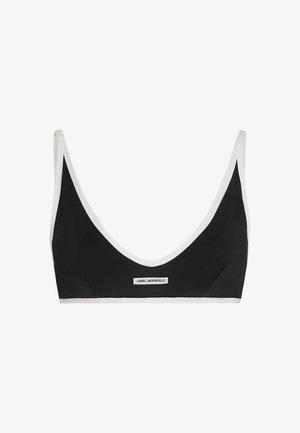 KARL LAGERFELD, MONOCHROME TRIANGLE - Sujetador sin aros - black