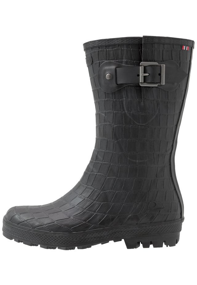 HEDDA CROCO - Gummistiefel - black