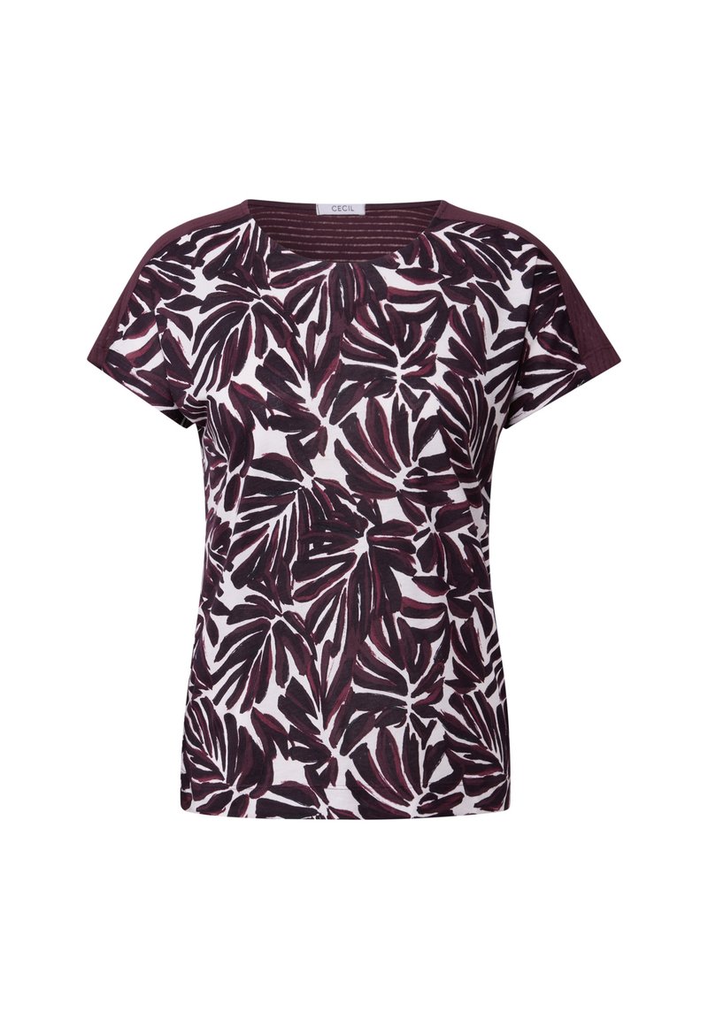 Cecil T-shirt con stampa - rot/mirtillo - Zalando