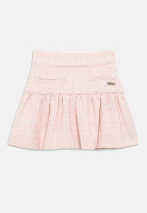 BON TON MELANGE CHIC - Miniskjørt - rosa/silver-coloured