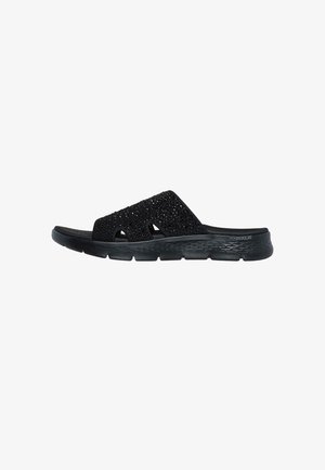 Skechers GO WALK - GLITZ - Muiltjes - black