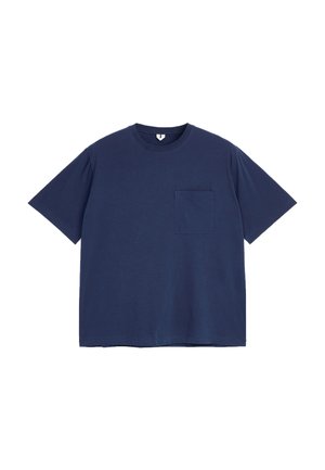 ARKET, ARKET RELAXED LIGHT-WEIGHT T-SHIRT - T-shirt basique - dark blue