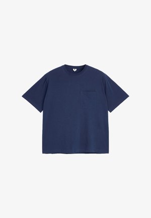 ARKET, ARKET RELAXED LIGHT-WEIGHT T-SHIRT - T-shirts basic - dark blue