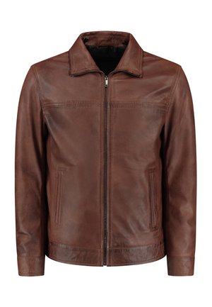 KENT - Leren jas - brown
