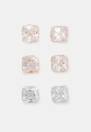 DOLONNA 3 PACK - Pendientes - silver-coloured