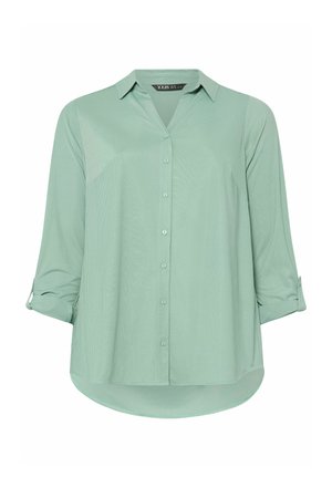 Yours Clothing, PLUS SIZE BLOUSES & SHIRTS - Skjortebluser - light green