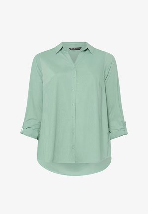 Yours Clothing, PLUS SIZE BLOUSES & SHIRTS - Skjortebluser - light green