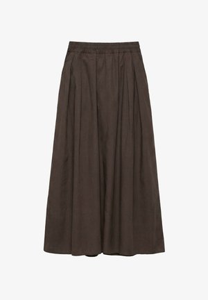 PULL&BEAR, CAPE STYLE - MAXI SKIRT - Maxinederdele - brown