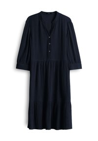 RELAXED FIT MIDI CRASH VOLANT - Blousejurk - coal blue