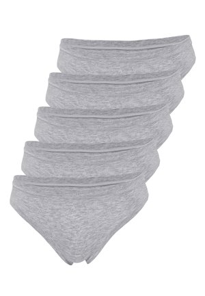 5-PACK - Trusser - mottled light grey