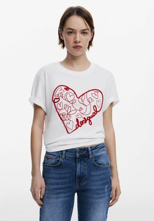 T-shirt imprimé - white