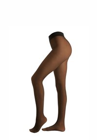 OPAQUE WITH SHEER EFFECT - Medias - Black