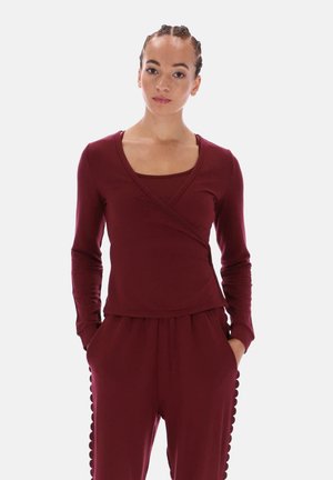 BOW WRAPUP - Vest - tawny port