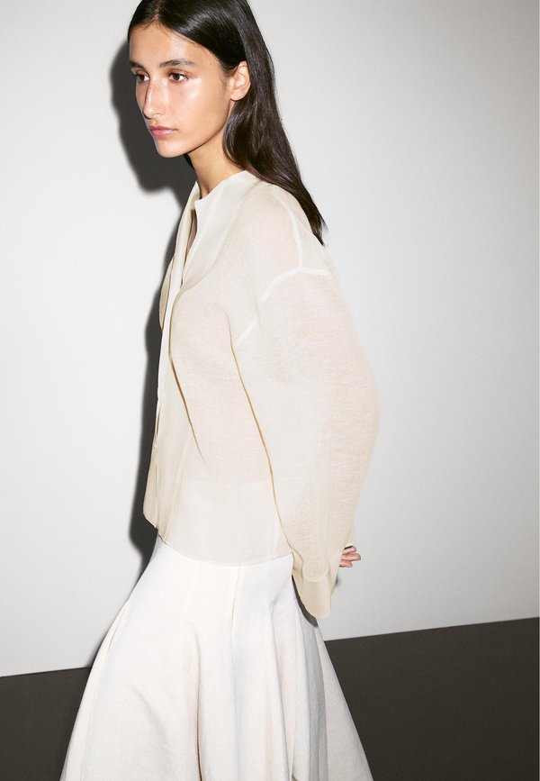 DETAIL - Button-down blouse - beige3