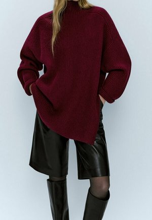 Strickpullover - bordeaux