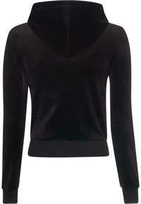 Karl Kani CHEST SIGNATURE TIGHT FULL ZIP VELVET - Zip-up sweatshirt - black