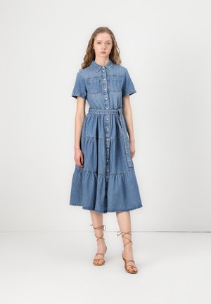 ONLY, Denim ONLALIYAH Long - Blusenkleid - medium blue denim
