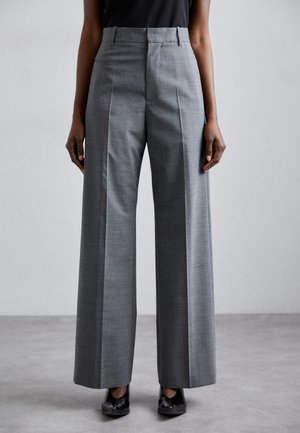 PANTS - Trousers - grey melange