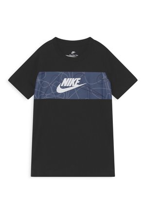 FUTURA PANEL TEE - Print T-shirt - black