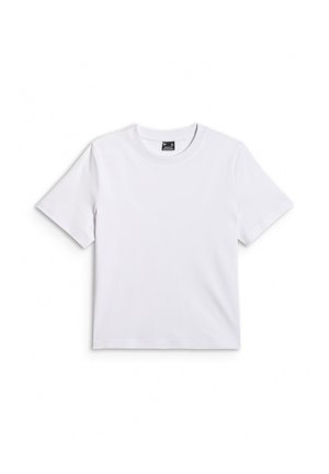 4F, 4F T-SHIRT REGULAR GŁADKI DAMSKI - BRĄZOWY XXL - T-Shirt basic - white
