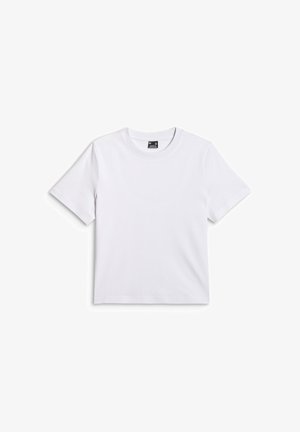 4F, 4F T-SHIRT REGULAR GŁADKI DAMSKI - BRĄZOWY XXL - T-Shirt basic - white