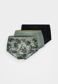 EVERYDAY SHORTS 3 PACK - Boxerky - black/green