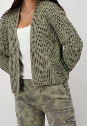 Strickjacke - olive