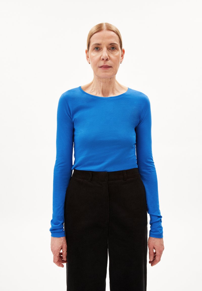 ARMEDANGELS ENRICCAA SOFT - Langarmshirt - warm blue