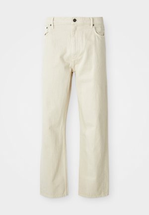 Straight leg jeans - ecru