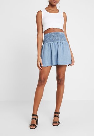 A-lijn rok - blue denim