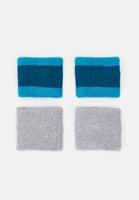 Nike Performance WRISTBANDS 4 PACK UNISEX - Faixa para o suor - grey/blue