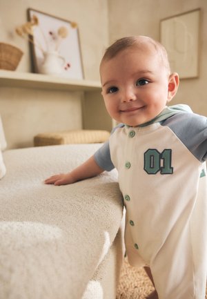 Next, REGULAR FIT - SINGLE HOODED - Jumpsuit - blue "little man"