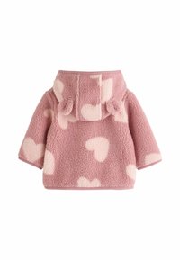 Next REGULAR FIT BORG - Talvemantel - pink heart print