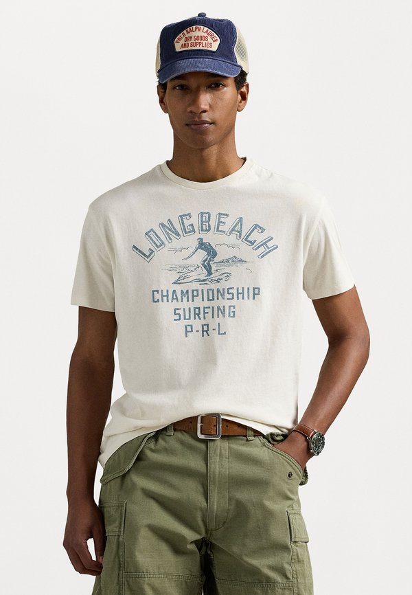 UNEVEN JERSEY SHORT SLEEVE T-SHIRT - Print T-shirt - nevis