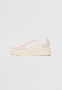 SIMONE - Baskets basses - ecru/pink