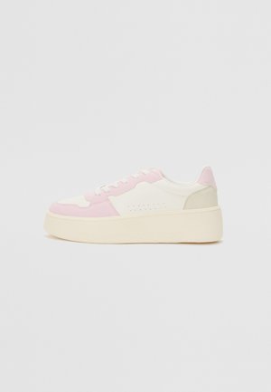 SIMONE - Sneaker low - ecru/pink