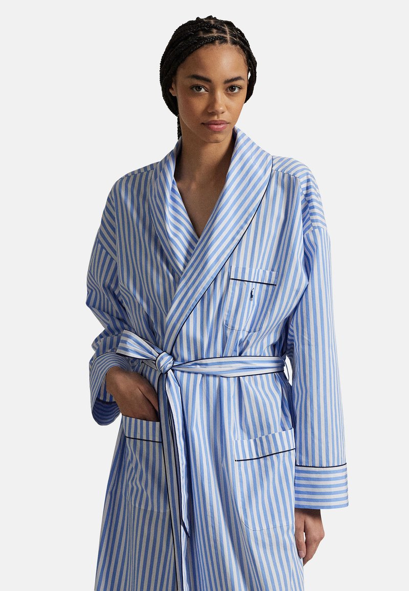 Polo Ralph Lauren Dressing gown - wide stripe/blue - Zalando.ie